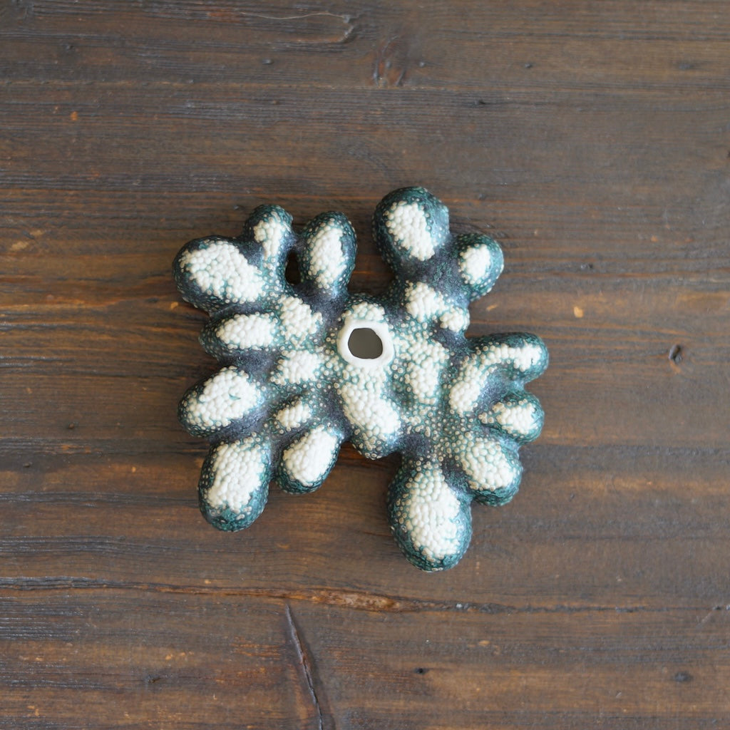 "Green Stone Caviar" Wall Sculpture #LK854