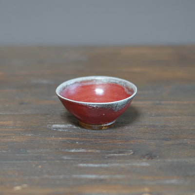 Red Wood Fired Bowl #SY646