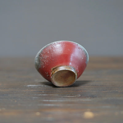 Red Wood Fired Bowl #SY646