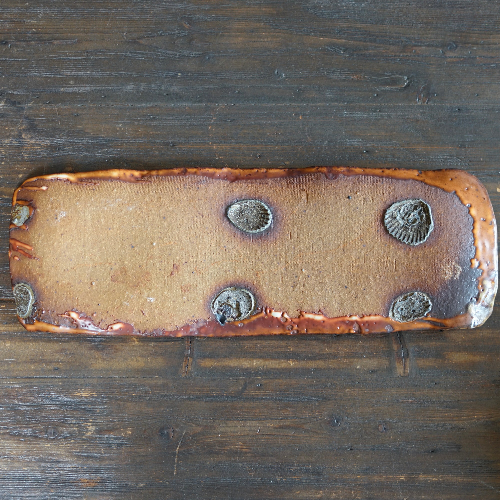 Wood Fired Rectangular Serving Platter #FQ706