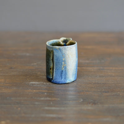Blue Tenmoku Creamer #KY172C