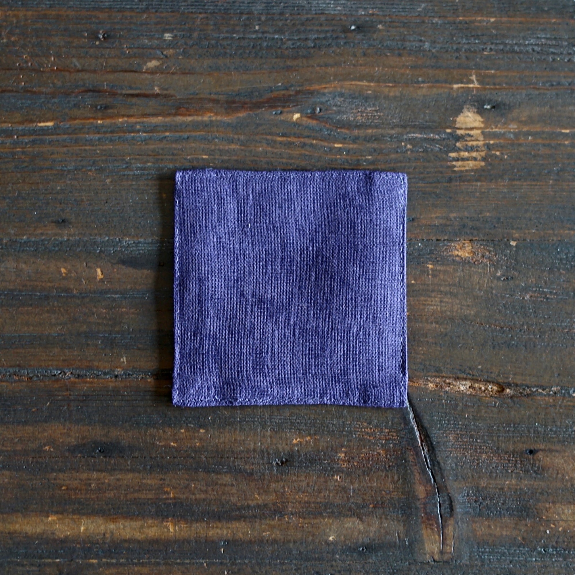 Purple Linen Coaster Set of 4 #FL-435