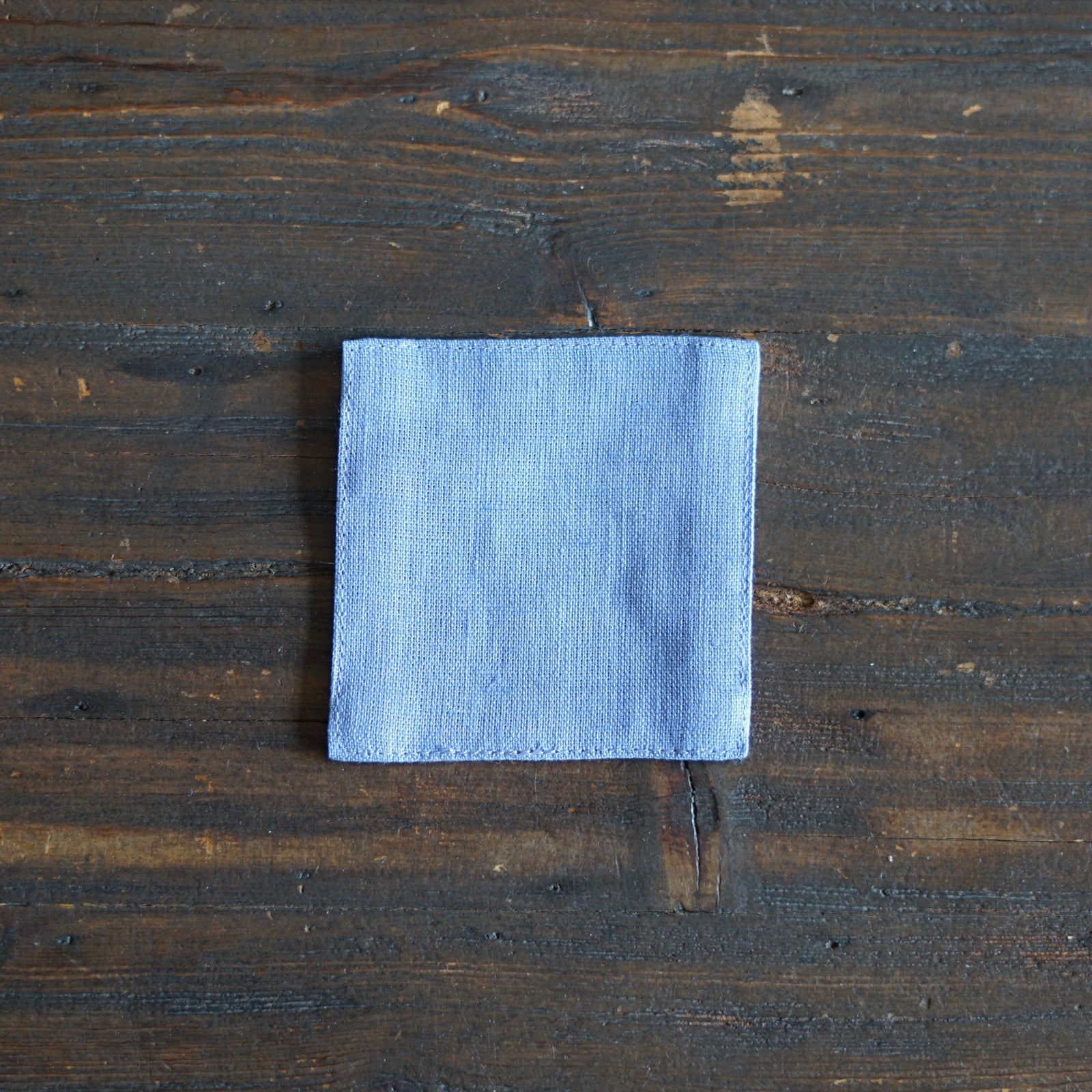 Lavender Blue Linen Coasters Set of 4 #FL-238