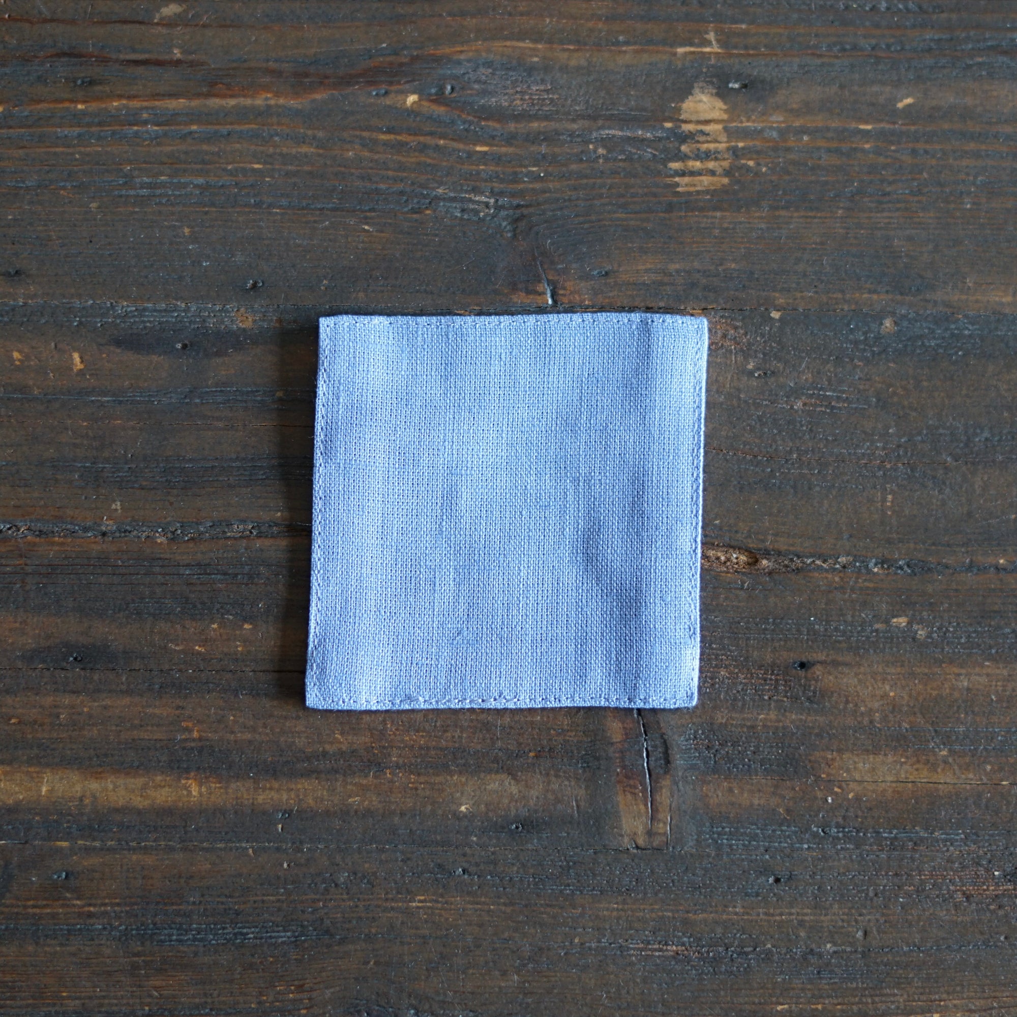 Lavender Blue Linen Coasters Set of 4 #FL-238