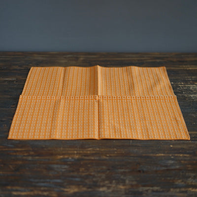 SQ Stitches Orange Dinner Napkin