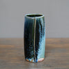 Wraps Blue Tenmoku Tall Flower Vase #KY174B
