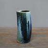 Wraps Blue Tenmoku Tall Flower Vase #KY174B