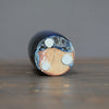 Wraps Blue Tenmoku Tall Flower Vase #KY174B