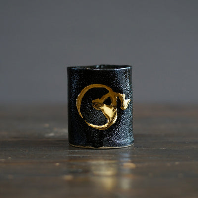 Gilded Earth YUNOMI Tea Cup #HT494E