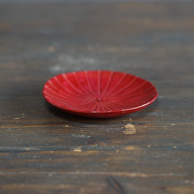 Small Red Plate #HT493A