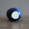 Blue Tenmoku Seed Pod Flower Vase #KY177B