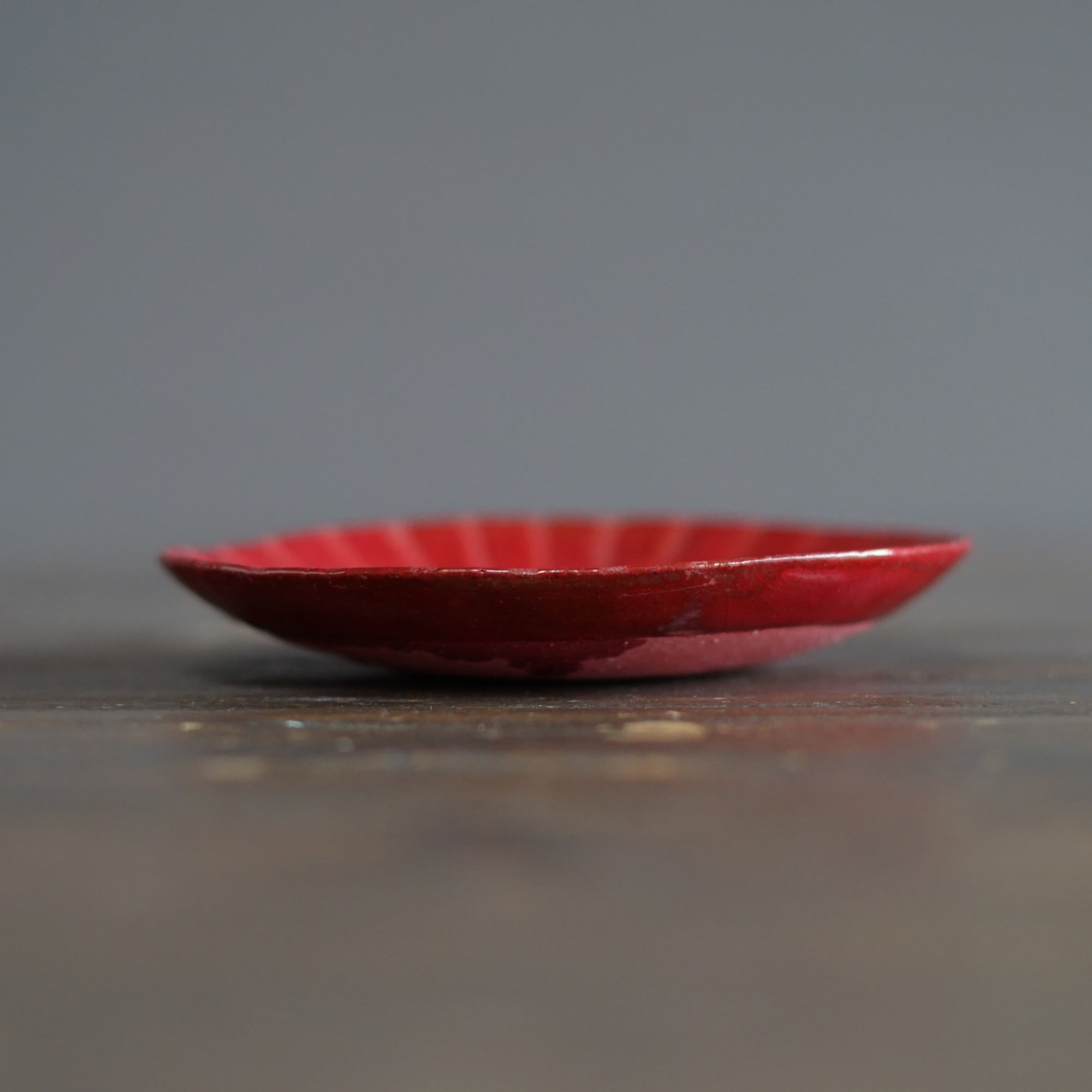 Small Red Plate #HT493F