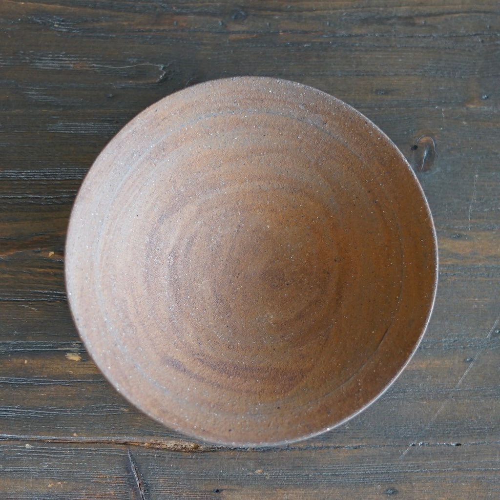 Shallow Brown Bowl #AK24B