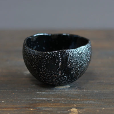 Crackled Earth Round Bowl #HT499