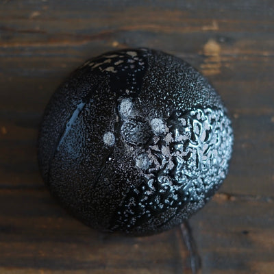 Crackled Earth Round Bowl #HT499