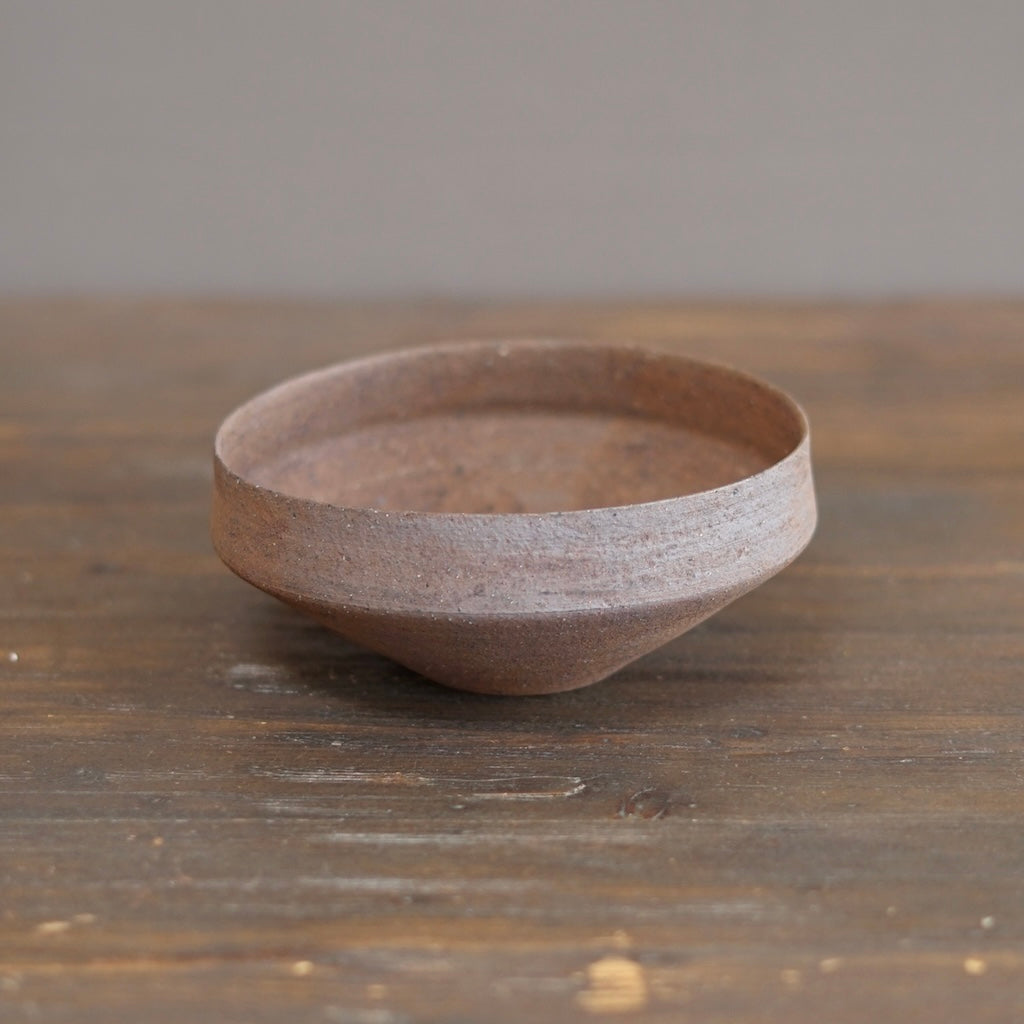 Dark Brown Rimmed Bowl #AK21M