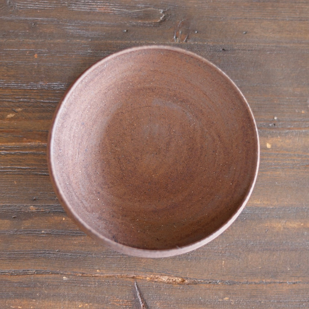 Dark Brown Rimmed Bowl #AK21N