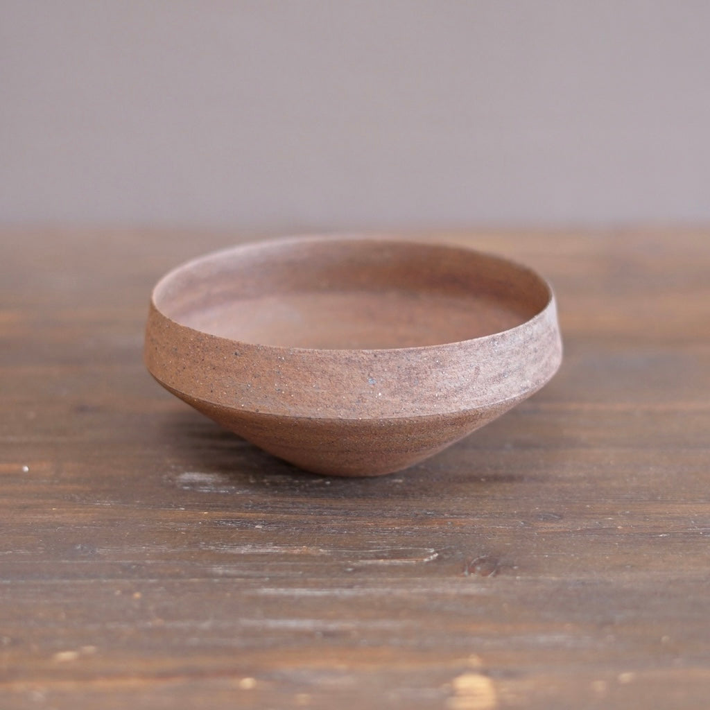 Dark Brown Rimmed Bowl #AK21O