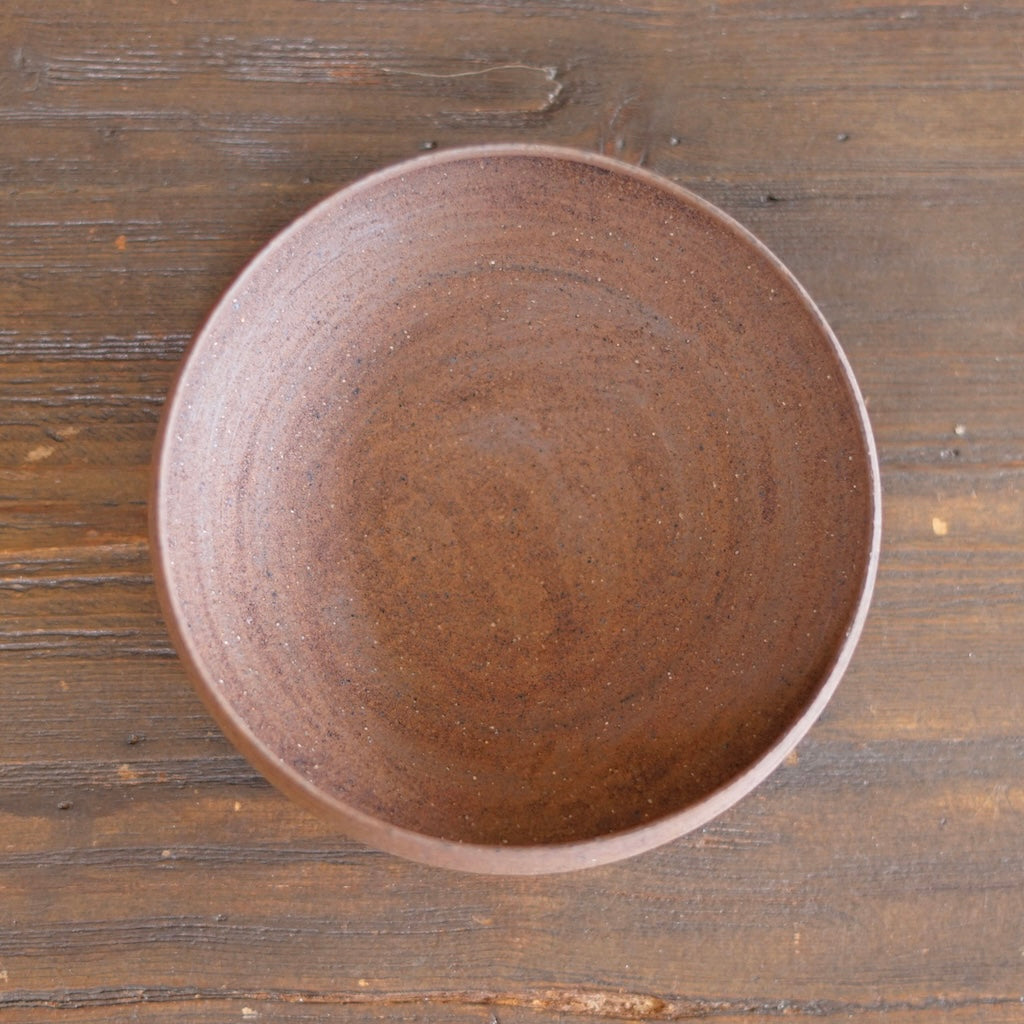 Dark Brown Rimmed Bowl #AK21O
