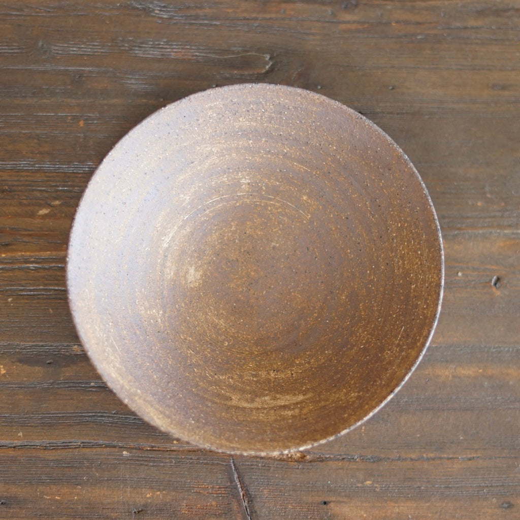 Brown Shallow Bowl #AK23E