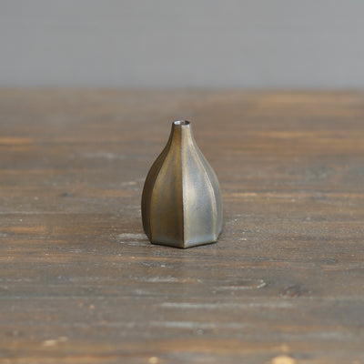 Brown Bud Vase #KT06