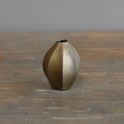 Brown Bud Vase #KT07