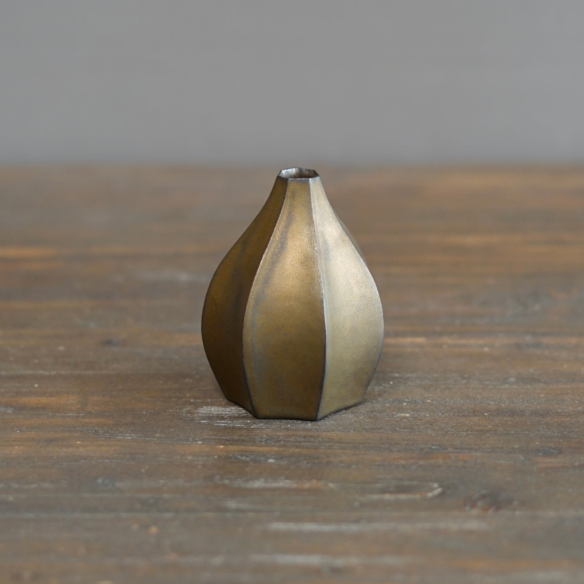 Brown Bud Vase #KT08