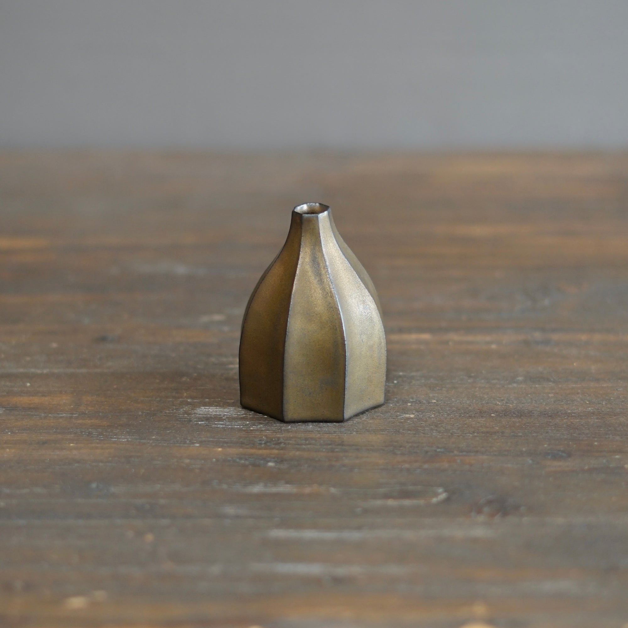 Brown Bud Vase #KT10