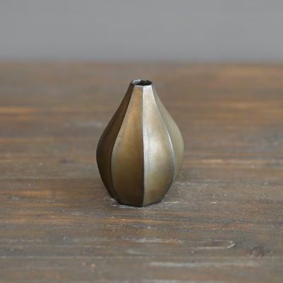 Brown Bud Vase #KT11