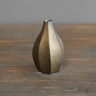 Brown Bud Vase #KT12