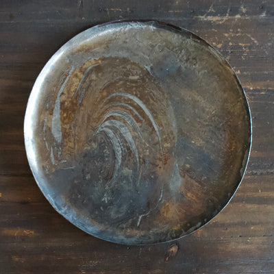 Copper and Pewter Plate Extra Large #NF5B