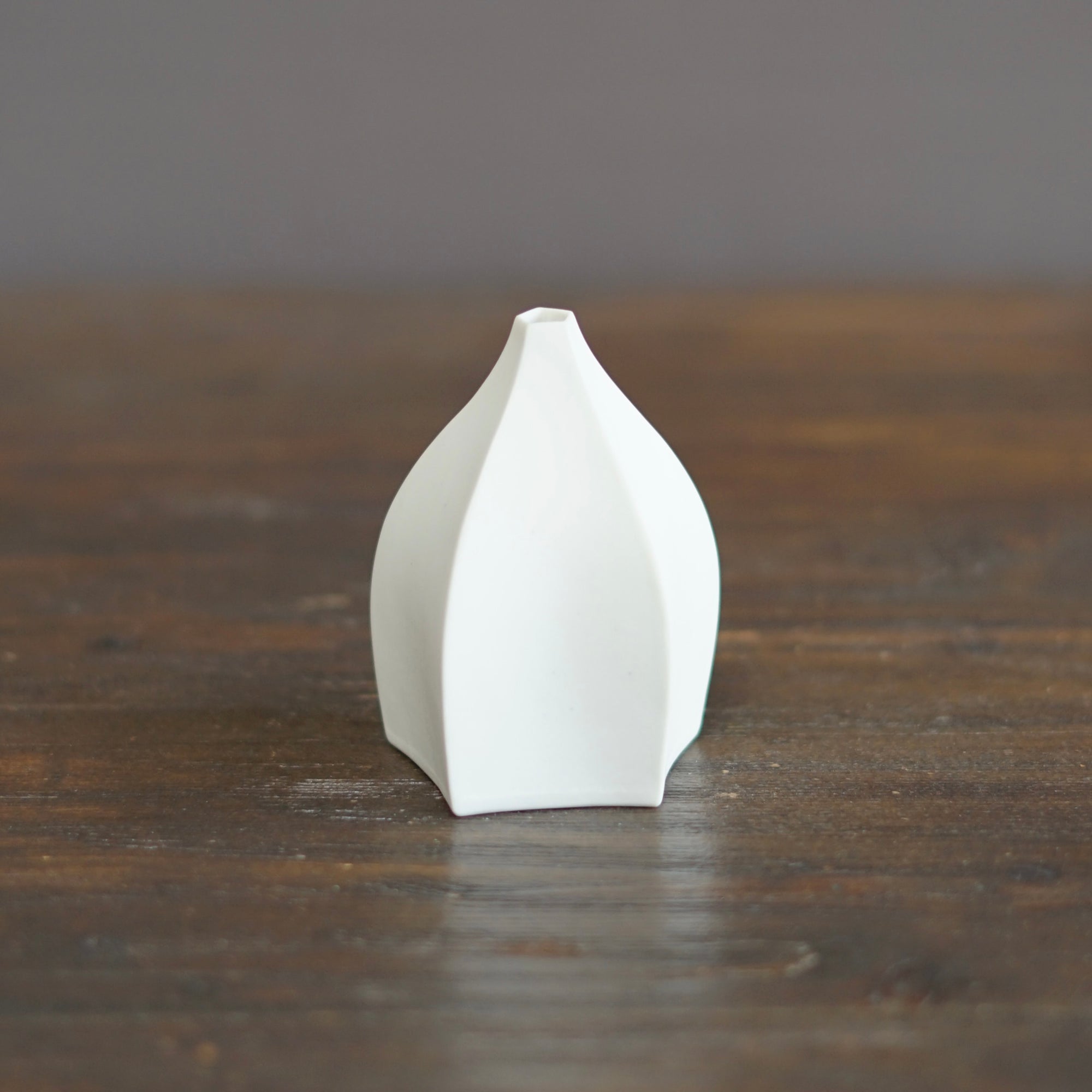 White Bud Vase #KT36