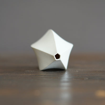 White Bud Vase #KT36