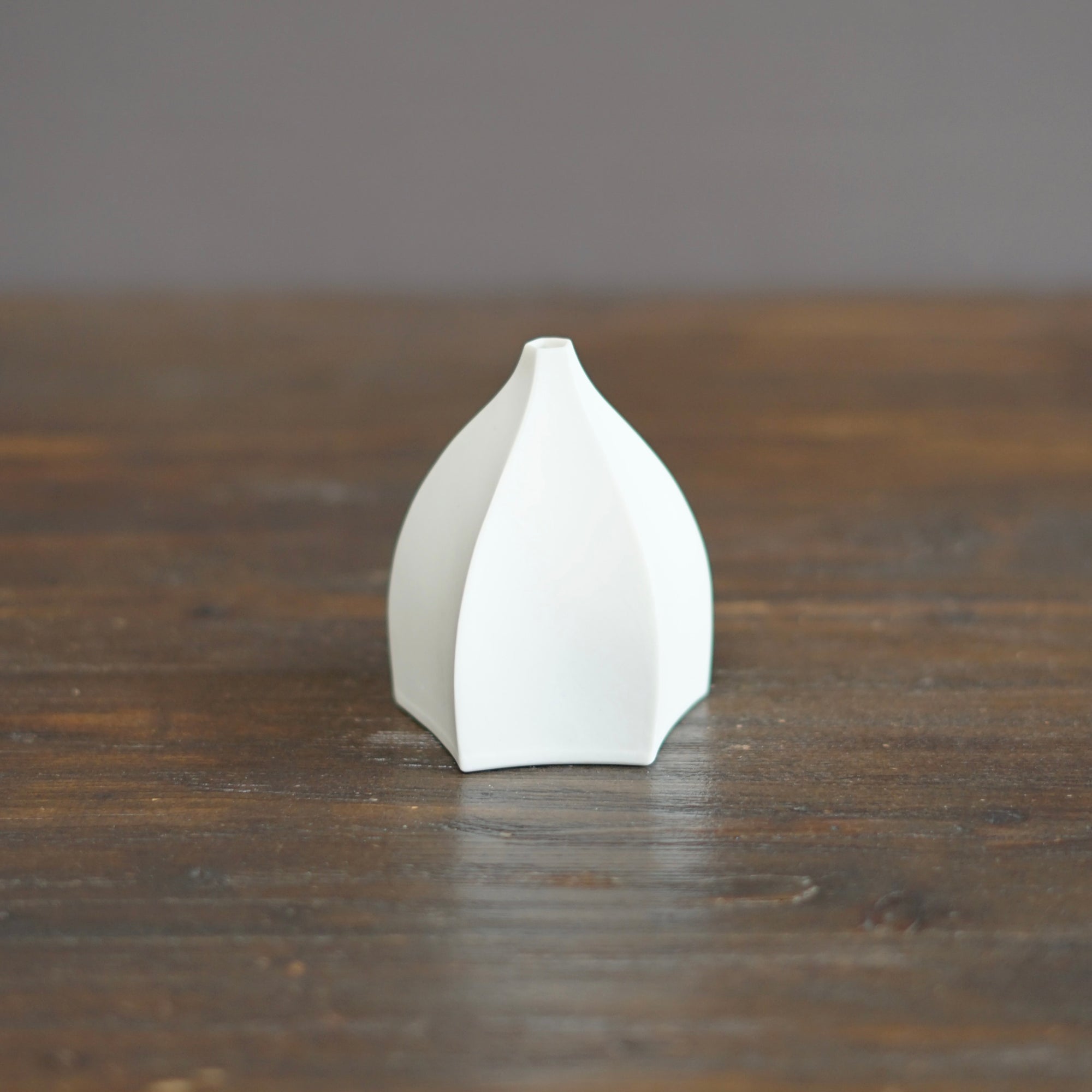 White Bud Vase #KT37