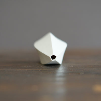 White Bud Vase #KT38