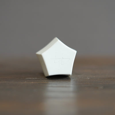White Bud Vase #KT38