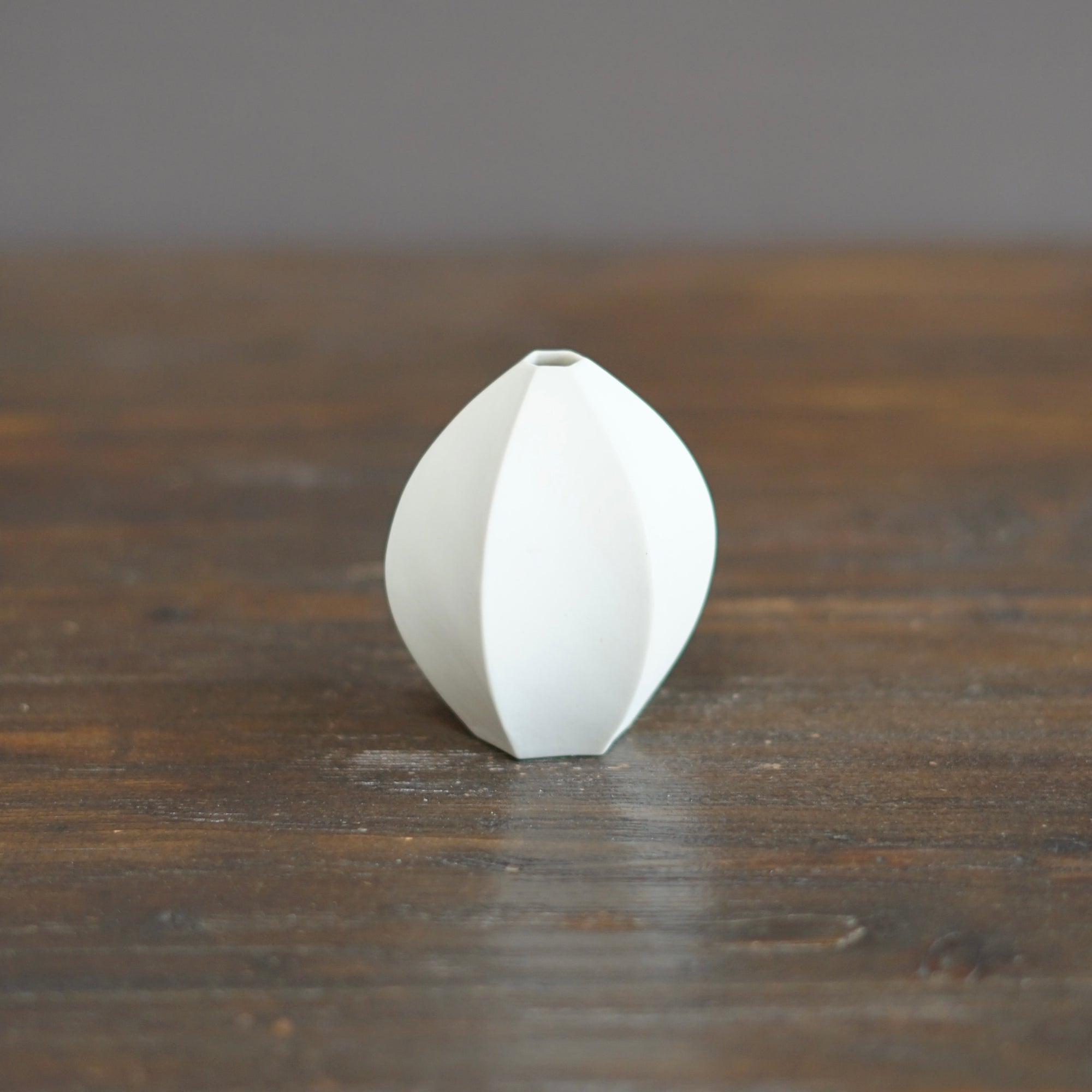 White Bud Vase #KT39