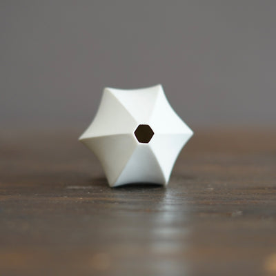 White Bud Vase #KT39