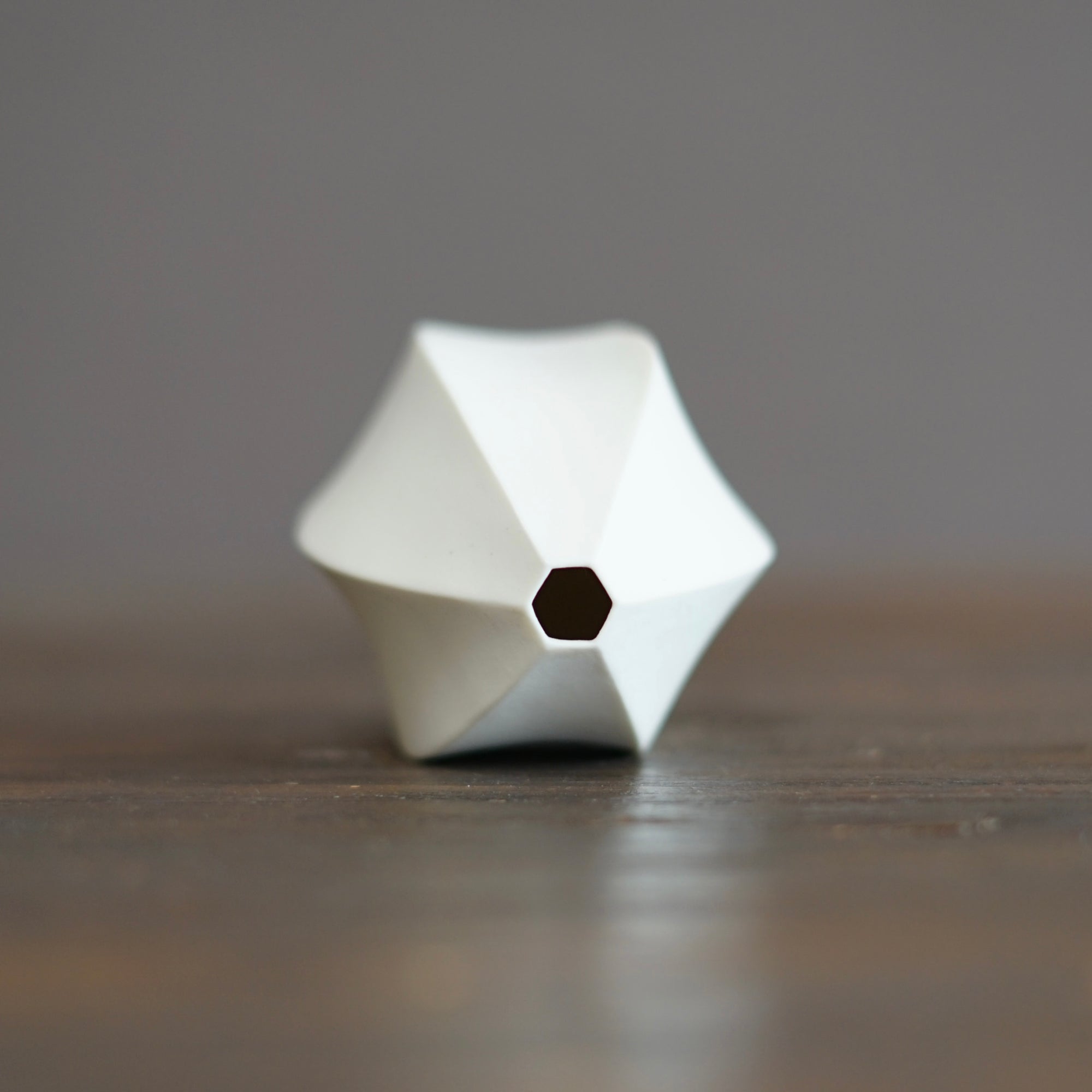 White Bud Vase #KT43