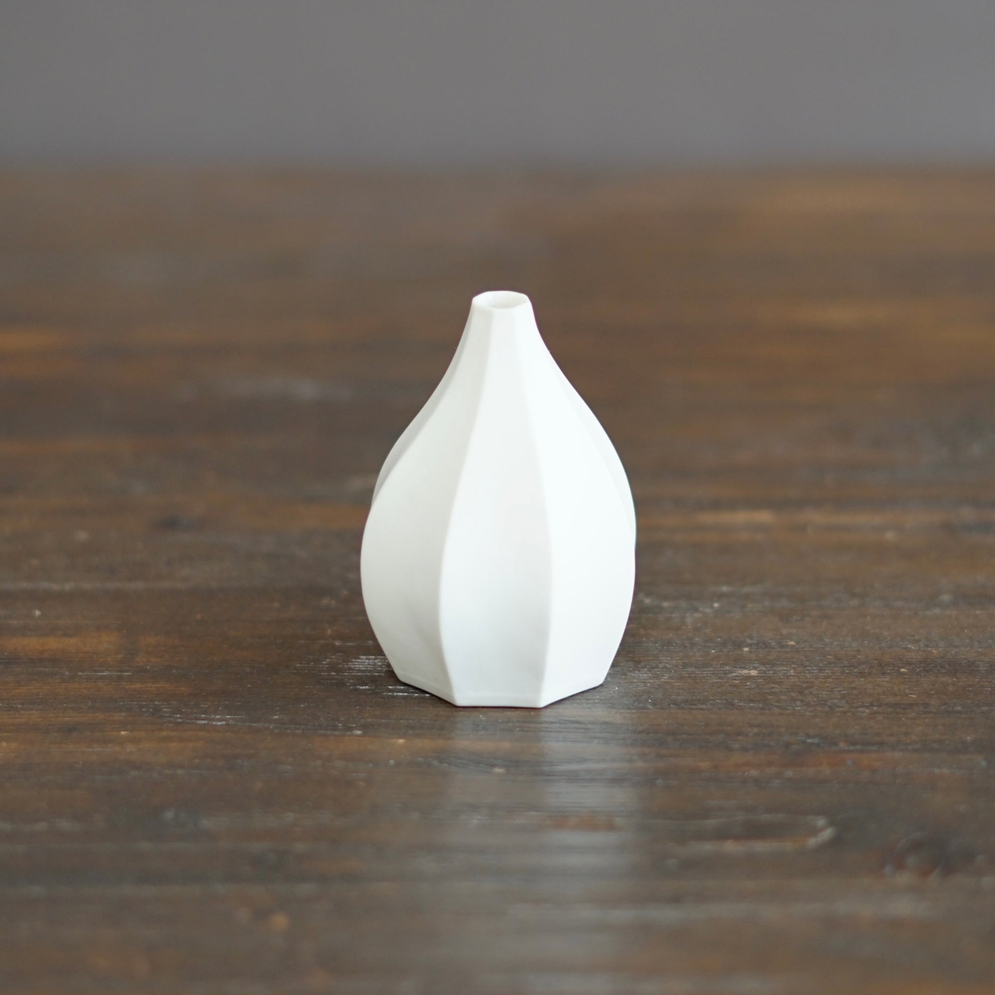 White Bud Vase #KT45