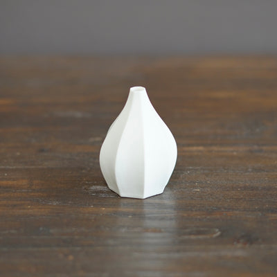 White Bud Vase #KT45