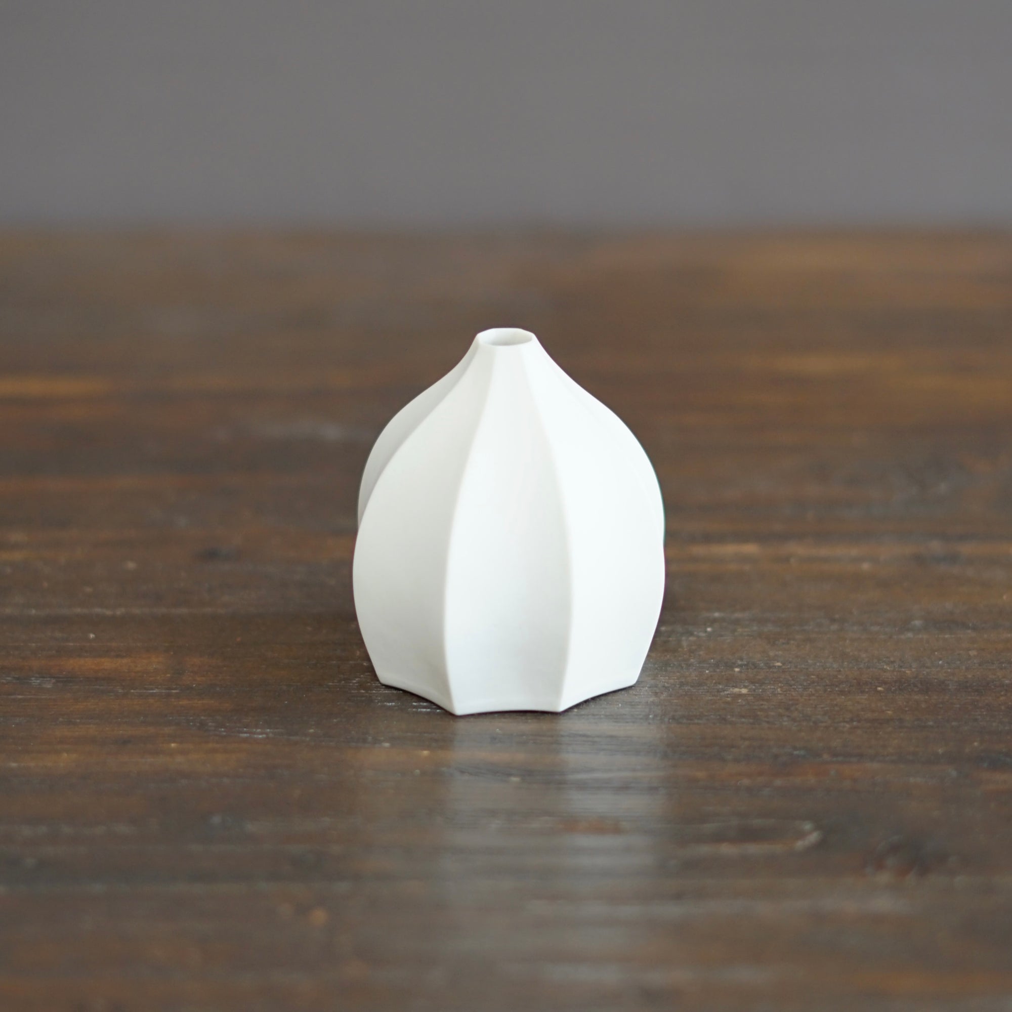 White Bud Vase #KT46