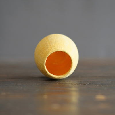Yellow / Orange Mini Dino Vase #JT398D