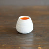 Robin's Egg / Orange Mini Dino Vase #JT399
