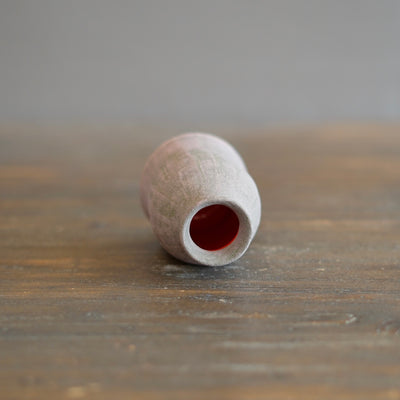 Grass / Red Mini Bottle Vase #JT401D