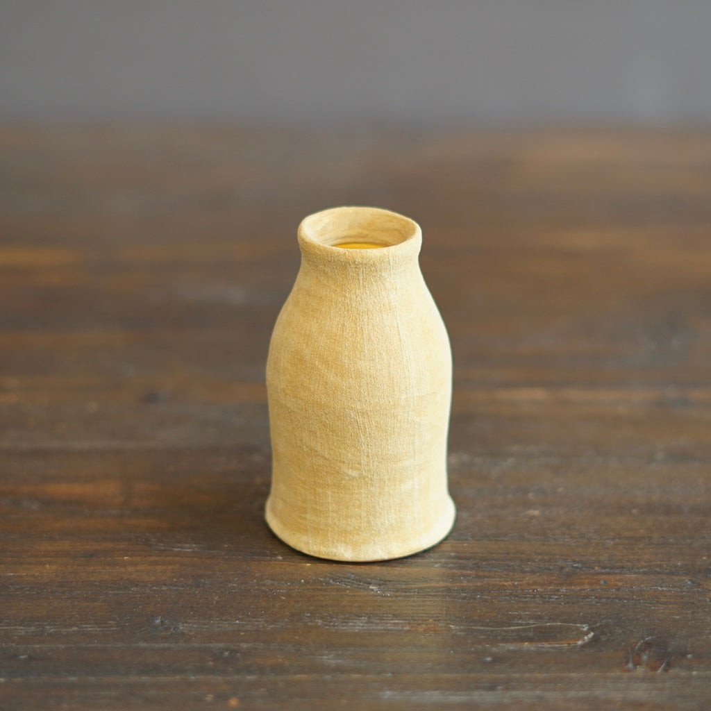 Yellow / Yellow Mini Bottle Vase #JT402A