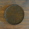 Medium Hand Carved Wooden Plate #YT9G