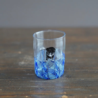 Blue SUMIRE-chan Glass Tumbler #U20C