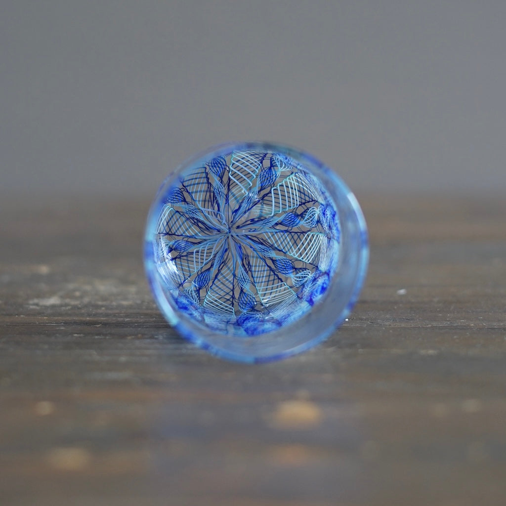 Blue SUMIRE-chan Glass Tumbler #U20C