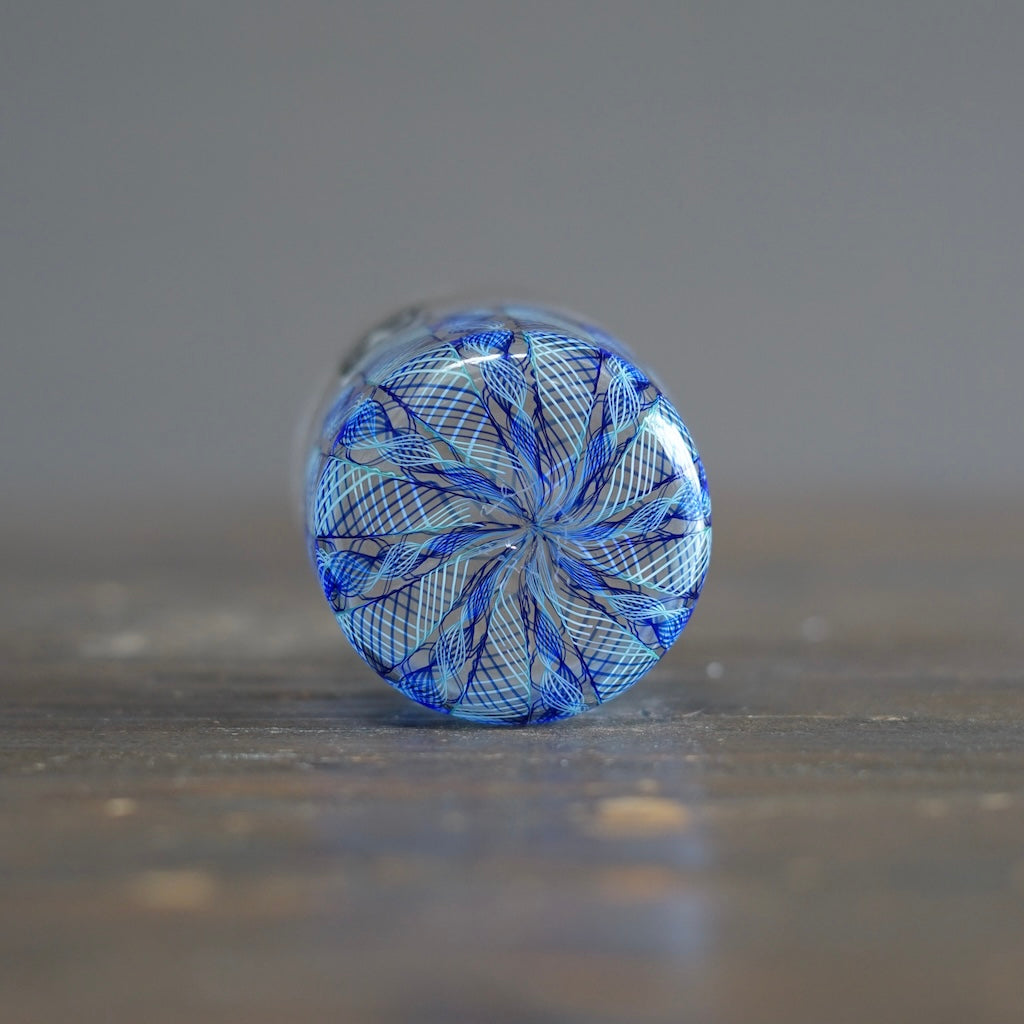 Blue SUMIRE-chan Glass Tumbler #U20C